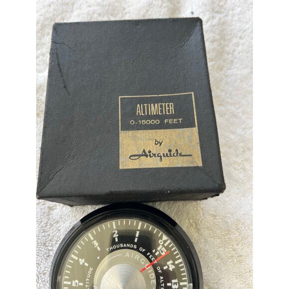 Vintage Airguide Altimeter - Untested - Aviation Airplane - Picture 3 of 4